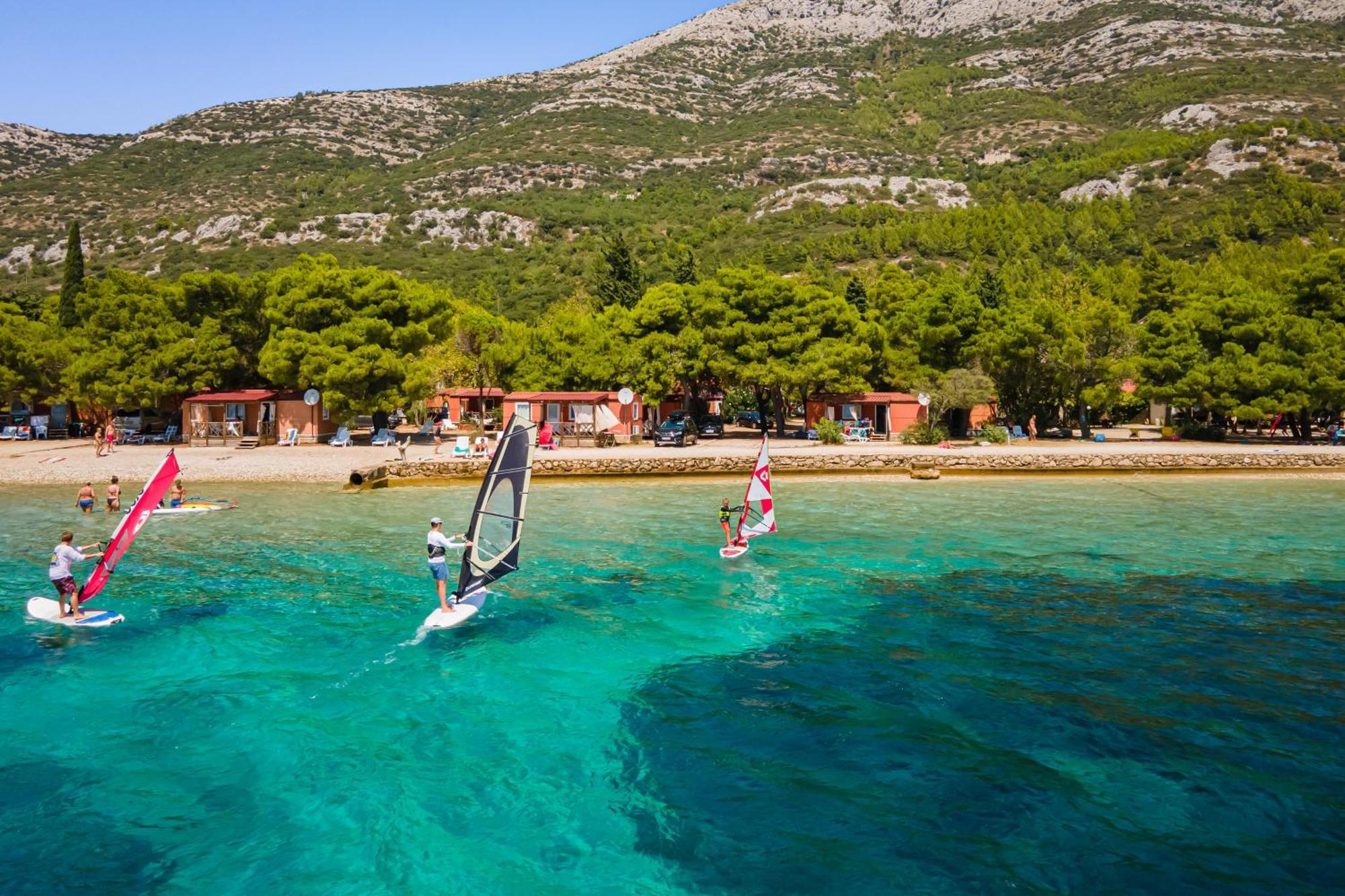 Mobile Homes Camp Perna - Adriatic Kampovi โอเรบิก ภายนอก รูปภาพ