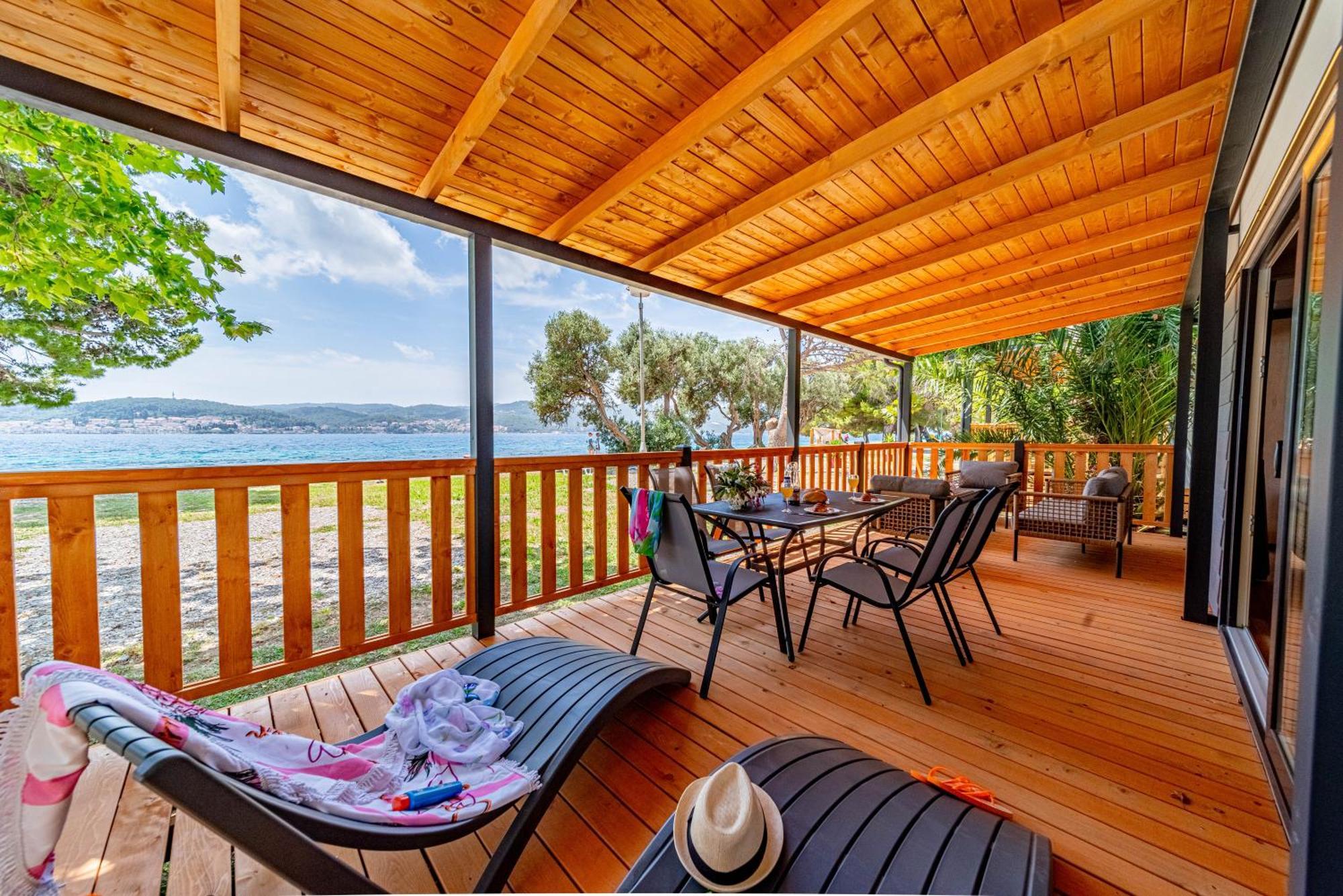 Mobile Homes Camp Perna - Adriatic Kampovi โอเรบิก ภายนอก รูปภาพ