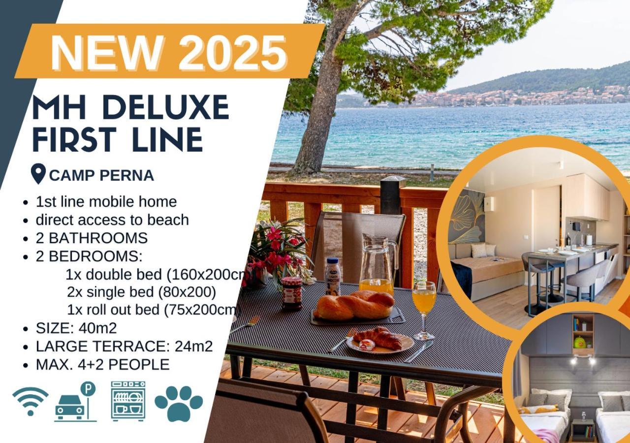 Mobile Homes Camp Perna - Adriatic Kampovi โอเรบิก ภายนอก รูปภาพ